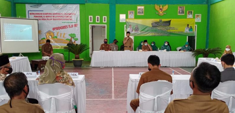 Wakili Kecamatan Punggur, Kampung Sidomulyo Masuk 10 Besar Lomba Tingkat Kabupaten