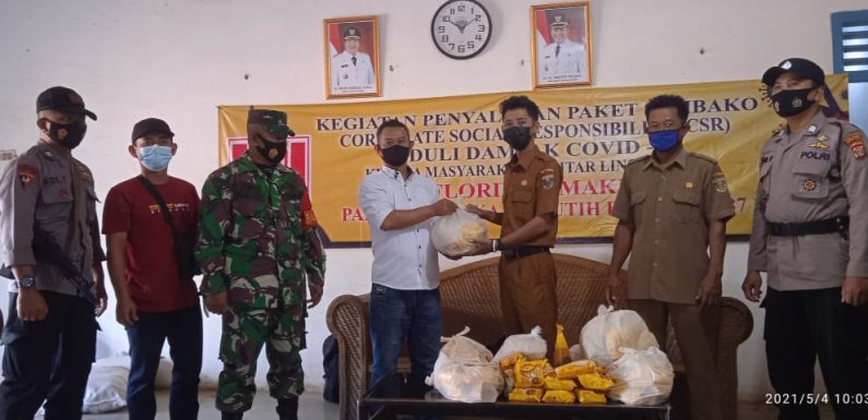 Jelang Lebaran, PT Florindo Makmur Seputihbanyak Bagi-bagi Paket Sembako