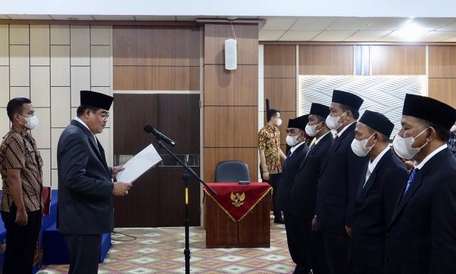 Lantik Komisioner Baznas Lamteng, Begini Pesan Bupati Musa