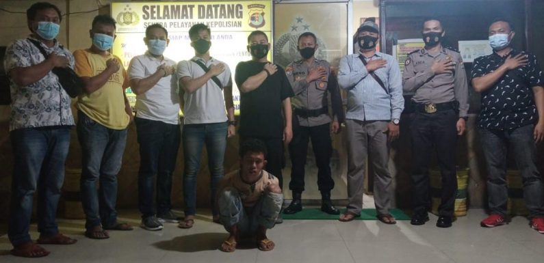 Jambret di Jalinsum Yukumjaya Dibekuk Anggota Polsek Terbanggibesar