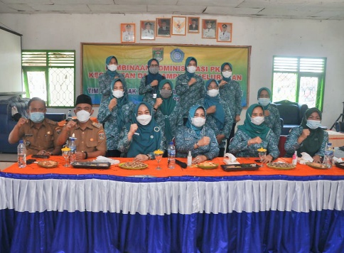 Ketua TP PKK Kabupaten Lakukan Pembinaan di Bandarmataram dan Seputihmataram