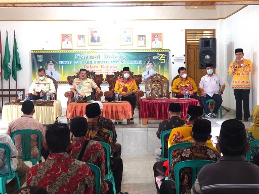 LPM Lamteng Dukung Program Bunga Kampung