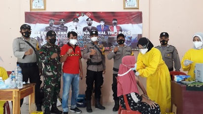 Puskesmas BKU Sukseskan Vaksinasi HUT Bhayangkara ke-75