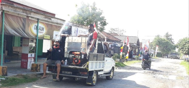 Baksos Penyemprotan Disinfektan, Bantu Tekan Penyebaran Covid-19