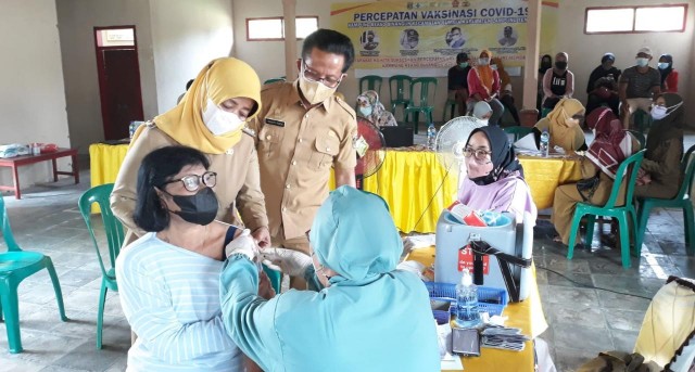Percepatan Vaksinasi Covid-19 di Rumbia, Target 900 Dosis per Hari