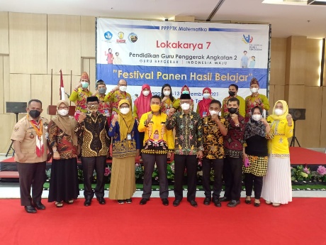 PPPPTK Matematika Gelar Lokakarya 7 Festival Panen Hasil Belajar di Lamteng