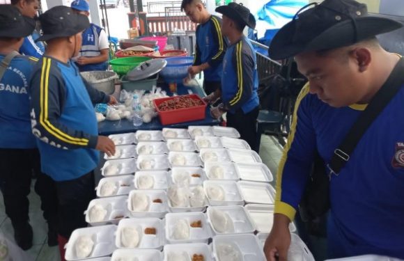 Tim Tagana Lamteng Beri Bantuan Psikososial dan Buka Dapur Umum