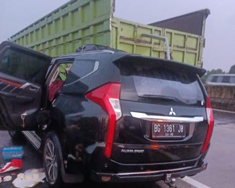 Keluarga asal Palembang Laka Lantas di Tol Terbanggibesar, Satu Korban Meninggal