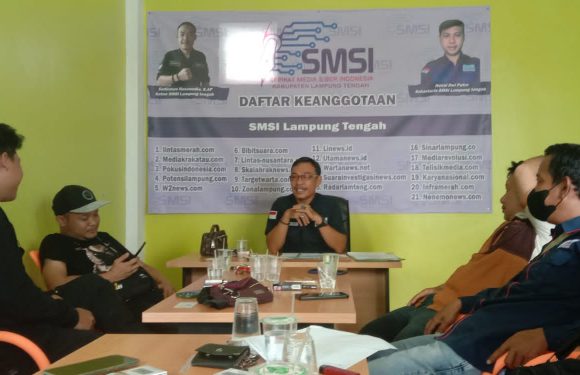 Rapat Perdana Tahun 2022, Ketua SMSI Lamteng Harapkan Anggota Kompak Membangun Organisasi