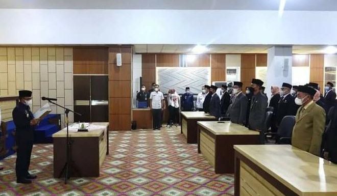 6 Kepala OPD di Lamteng Dikukuhkan, Berikut Daftarnya