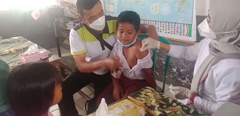 Vaksinasi Anak di Kecamatan Punggur Capai 70 Persen