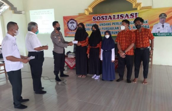 Cegah Kenakalan Remaja, Polres Bersama LPA Binluh Siswa