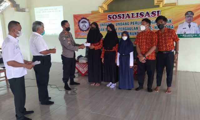 Cegah Kenakalan Remaja, Polres Bersama LPA Binluh Siswa