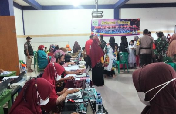 344 Siswa SD IT Smart Insani Bandarjaya Telah Divaksin