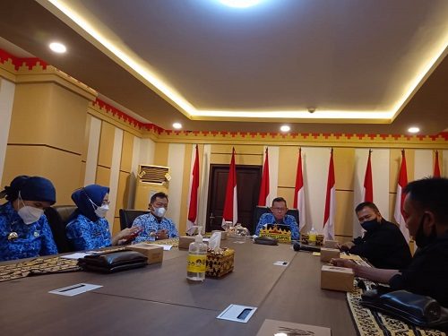 Audiensi Bersama Sekdaprov,  SMSI Lampung Paparkan Visi Misi dan Program Untuk Pemprov Lampung