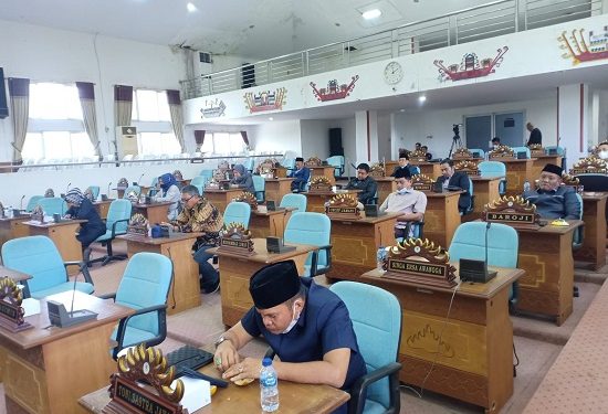 DPRD Lamteng Gelar Paripurna Hasil Pemilihan AKD, Ini Daftarnya