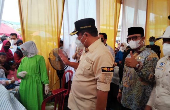 Bupati Musa Apresiasi Warga Ikuti Pelayanan KB di Bunga Kampung Seputihagung