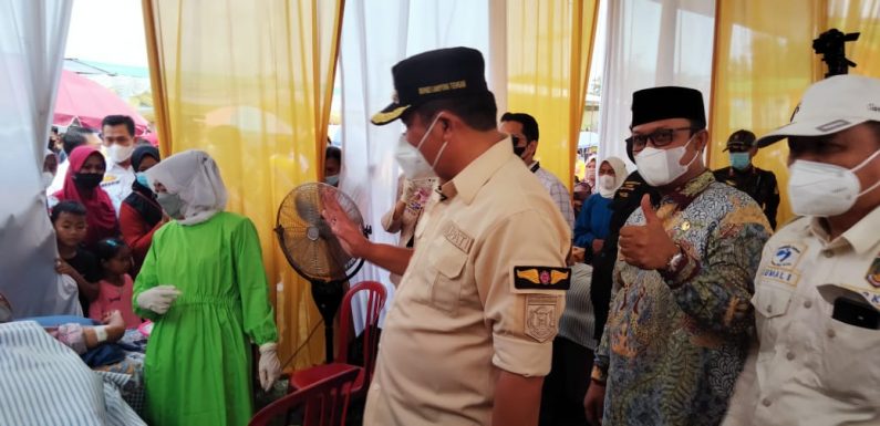Bupati Musa Apresiasi Warga Ikuti Pelayanan KB di Bunga Kampung Seputihagung