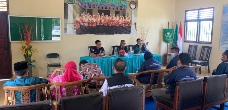 Audiensi Bersama SMSI, Kepala Kemenag Lamteng Paparkan 6 Program Inti