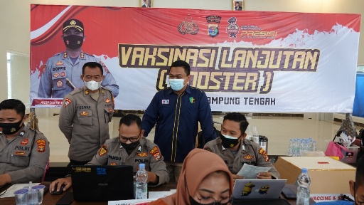 Cegah Covid-19 Varian Omicron, Polres Vaksinasi Booster