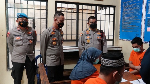 Puslitbang Polri, Teliti Kelayakan Ruang Tahanan di Polres Lamteng