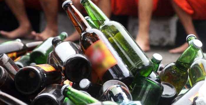 Ops Cempaka 2022, Polsek Seputihsurabaya Sita Puluhan Botol Miras