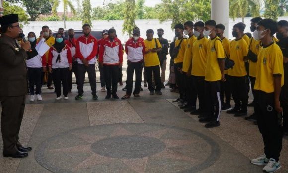 Persilat Ikuti Putaran Nasional Piala Soeratin U-15, Keberangkatan Dilepas Wabup Ardito