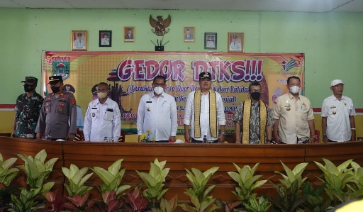 Pusdatin Kemensos RI Apresiasi Program Gedor DTKS Lampung Tengah