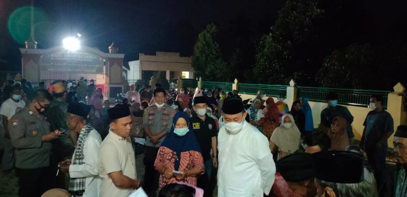 Antusias Warga, Kapolsek Padang Ratu Tinjau Masjid Untuk Gerai Vaksin Ramadhan