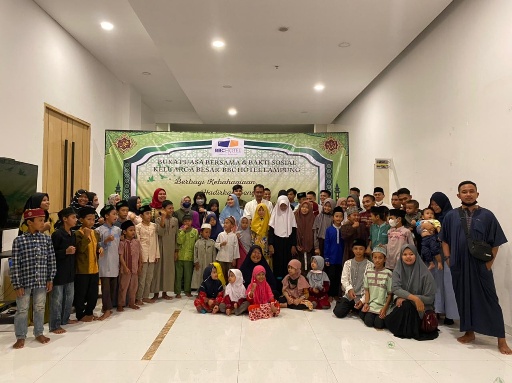 BBC Hotel Lamteng Berbagi Kebahagiaan Ramadan Bersama 42 Anak Yatim