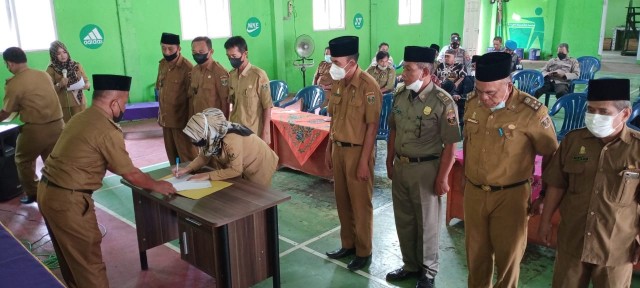 Empat Kakam di Kecamatan Punggur Gelar Sertijab