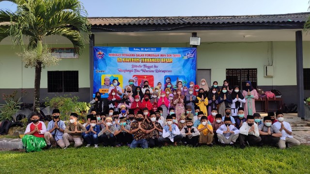 Ramadan 1443 H, SD Xaverius Terbanggibesar Gelar Kegiatan Moderasi Beragama