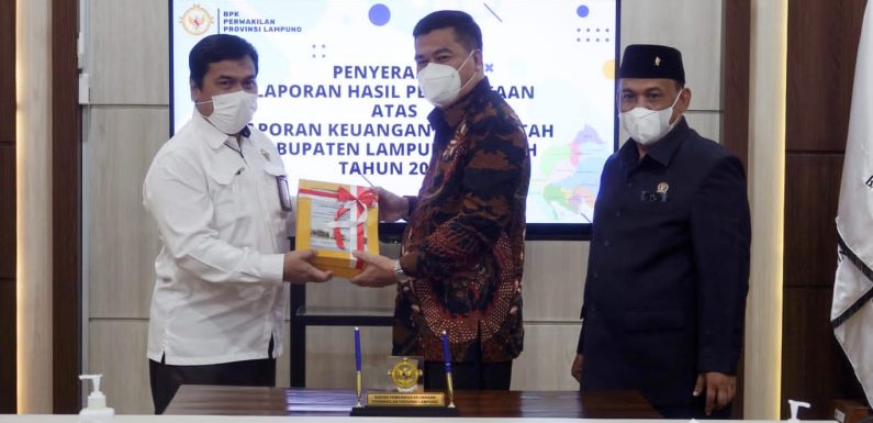 Kali ke 4, Pemkab Lamteng Raih WTP