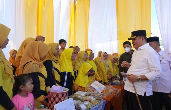 Bupati Lamteng Musa Ahmad Buka Bunga Kampung di Buminabung