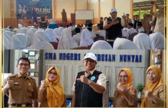 Wabub Lamteng Ardito Wijaya Berikan Materi Narkoba di MPLS SMAN 1 Terusannunyai