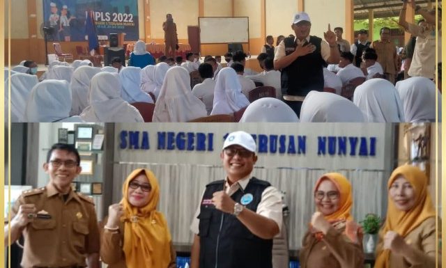 Wabub Lamteng Ardito Wijaya Berikan Materi Narkoba di MPLS SMAN 1 Terusannunyai