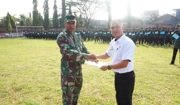 643 Siswa Ikuti MPLS di SMKN 2 Terbanggibesar dengan Peningkatan Kedisiplinan dari TNI