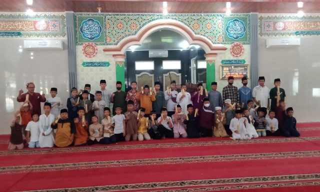 Peringati 1 Tahun Baru Islam, TK,SD dan SMP Xaverius Terbanggibesar ikuti Lomba di Masjid Al-Mujahidin GGP.
