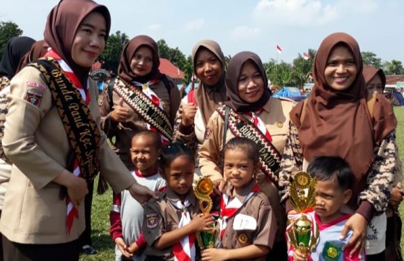 TK LPMK Simpangagung Raih Juara II Estafet Karet di HUT Pramuka Seputihagung