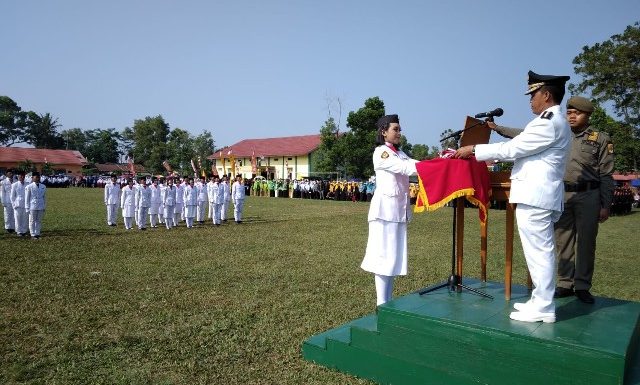 Camat Seputihmataram Pimpin Upacara HUT RI