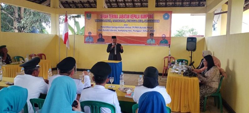 Sertijab Kakam Terpilih Periode 2022-2028 di Kecamatan Punggur Tanpa Dihadiri Kakam Aktif Lainnya
