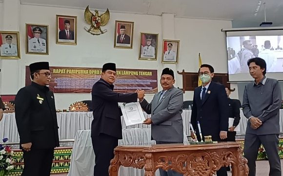 DPRD Lamteng Sahkan Raperda APBD Tahun 2023 Sebesar Rp2,6 Triliun