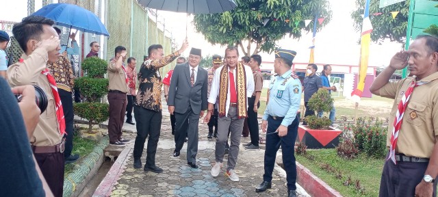 Perdana, Wamenkumham-RI Kunjungi Lapas Kelas IIB Gunungsugih