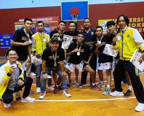 Sejarah, Tim Basket Lamteng Raih Medali Emas dan Perak