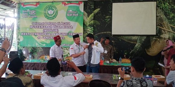 Gelar Muslub, Agus Triono Terpilih Menjadi Ketua DPD Kesti TTKKDH Lamteng