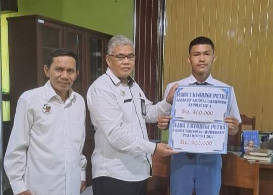 Go Nasional, Siswa MAN 1 Lamteng Kembali Sabet Medali Emas Olahraga Taekwondo