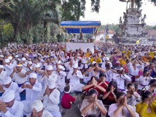 Umat Hindu Kampung Dharmaagung Rayakan Nyepi