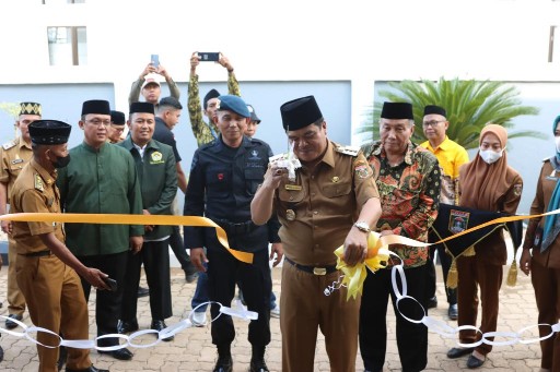 Safari Ramadan di Trimurjo, Bupati Musa Resmikan Ponpes Burhan Al Bana dan Masjid Marhamah