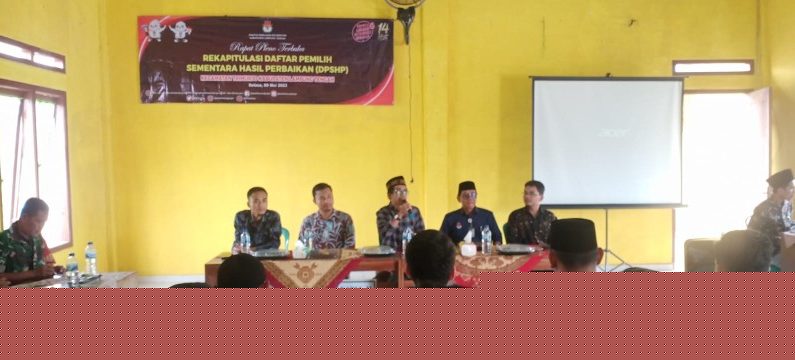 Gelar Rapat Pleno Terbuka DPSHP, Ketua KPU; PPK Trimurjo Luar Biasa