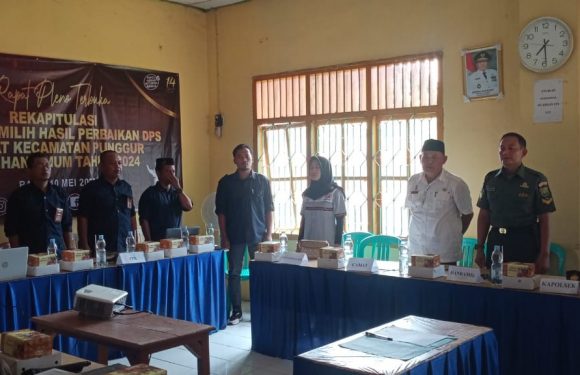 Gelar Rapat Pleno Terbuka, PPK Punggur Beberkan Hasil DPSHP Berikut Jumlah TPS